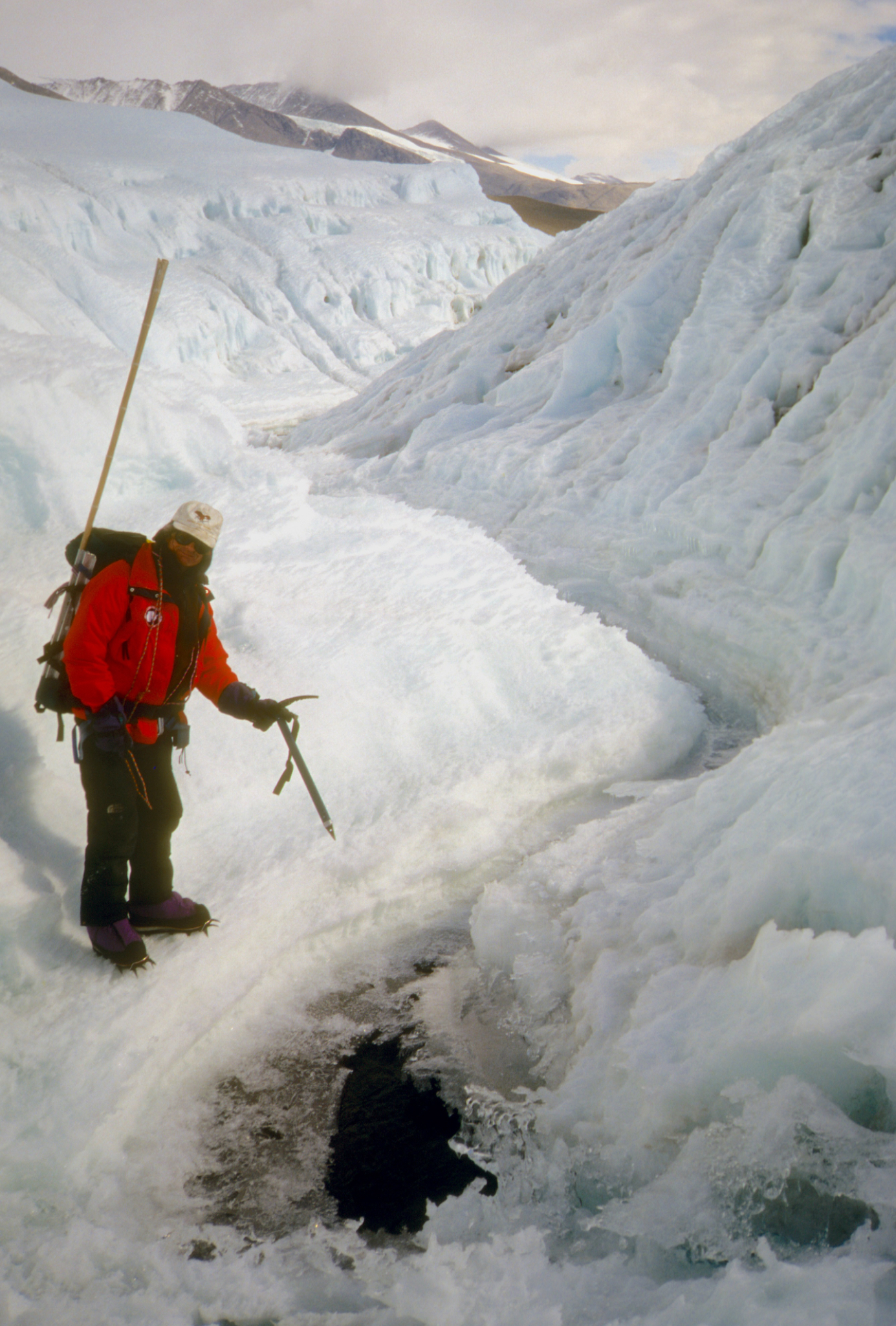 Stream on glacier